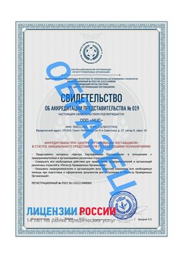 Свидетельство аккредитации РПО НЦС Дербент Сертификат РПО